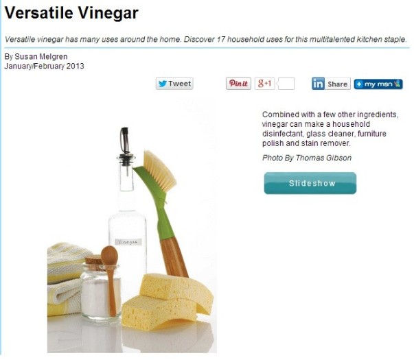 versatile vinegar